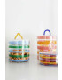 &k amsterdam Кутия с капак Jar Stripy - Pepit.bg