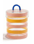 &k amsterdam Кутия с капак Jar Stripy - Pepit.bg