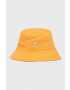 Kangol Памучна капела в оранжево от памук - Pepit.bg