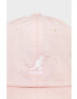 Kangol Шапка в розово с изчистен дизайн - Pepit.bg