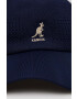 Kangol Шапка с козирка в тъмносиньо с апликация - Pepit.bg