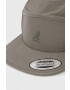 Kangol Шапка с козирка в зелено с изчистен дизайн - Pepit.bg