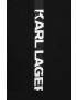 Karl Lagerfeld Детски суичър в черно с качулка с принт - Pepit.bg
