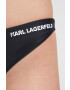 Karl Lagerfeld Долнище на бански в черно - Pepit.bg