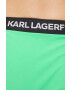 Karl Lagerfeld Долнище на бански в зелено - Pepit.bg