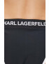 Karl Lagerfeld Долнище на бански в черно - Pepit.bg