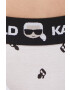 Karl Lagerfeld Долнище на бански в черно - Pepit.bg