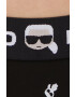 Karl Lagerfeld Долнище на бански в черно - Pepit.bg