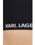 Karl Lagerfeld Горнище на бански в черно с мека чашка - Pepit.bg