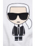 Karl Lagerfeld Халат в бяло - Pepit.bg