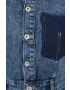 Karl Lagerfeld Jeans Дънкова рокля в синьо къс модел със стандартна кройка - Pepit.bg
