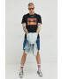 Karl Lagerfeld Jeans Дънкови къси панталони в синьо - Pepit.bg