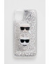 Karl Lagerfeld Кейс за телефон iPhone 11 61" / Xr в сребристо - Pepit.bg