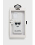 Karl Lagerfeld Кейс за телефон iPhone 13 Mini KLHCP13SCTR в прозрачен цвят - Pepit.bg