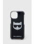 Karl Lagerfeld Кейс за телефон iPhone 13 mini 54'' в черно - Pepit.bg