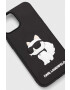 Karl Lagerfeld Кейс за телефон iPhone 14 6.1" в черно - Pepit.bg