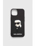 Karl Lagerfeld Кейс за телефон iPhone 14 6.1" в черно - Pepit.bg