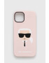 Karl Lagerfeld Кейс за телефон iPhone 14 61" в розово - Pepit.bg