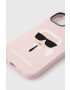 Karl Lagerfeld Кейс за телефон iPhone 14 61" в розово - Pepit.bg