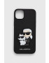 Karl Lagerfeld Кейс за телефон iPhone 14 Plus 6.7" в черно - Pepit.bg