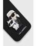 Karl Lagerfeld Кейс за телефон iPhone 14 Plus 6.7" в черно - Pepit.bg