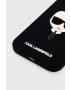 Karl Lagerfeld Кейс за телефон iPhone 14 Plus 67" в черно - Pepit.bg