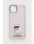 Karl Lagerfeld Кейс за телефон iPhone 14 Plus 67'' в розово - Pepit.bg