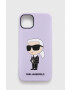 Karl Lagerfeld Кейс за телефон iPhone 14 Plus 67" в лилаво - Pepit.bg