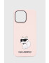 Karl Lagerfeld Кейс за телефон iPhone 14 Pro Max 67'' в розово - Pepit.bg