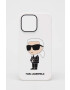 Karl Lagerfeld Кейс за телефон iPhone 14 Pro Max 67'' в бяло - Pepit.bg