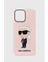 Karl Lagerfeld Кейс за телефон iPhone 14 Pro Max 67'' в розово - Pepit.bg