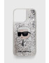 Karl Lagerfeld Кейс за телефон iPhone 14 Pro Max 67'' в сребристо - Pepit.bg