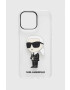 Karl Lagerfeld Кейс за телефон iPhone 14 Pro Max 67'' в прозрачен цвят - Pepit.bg