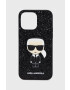 Karl Lagerfeld Кейс за телефон Iphone 14 Pro Max 67" в черно - Pepit.bg