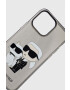 Karl Lagerfeld Кейс за телефон iPhone 14 Pro Max 67" в черно - Pepit.bg