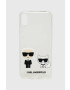 Karl Lagerfeld Кейс за телефон iPhone Xs Max в прозрачен цвят - Pepit.bg