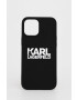 Karl Lagerfeld Кейс за телефон iPhone 12 Pro Max KLHCP12LSLKLRBK - Pepit.bg