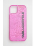Karl Lagerfeld Кейс за телефон Iphone 14 Plus 67" в розово - Pepit.bg