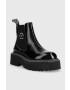 Karl Lagerfeld Кожени боти челси Patrol Ii в черно с платформа KL45252 - Pepit.bg