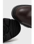 Karl Lagerfeld Кожени ботуши Danton в кафяво с платформа - Pepit.bg
