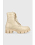 Karl Lagerfeld Кожени кубинки Aria в бежово с платформа - Pepit.bg