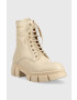 Karl Lagerfeld Кожени кубинки Aria в бежово с платформа - Pepit.bg