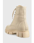 Karl Lagerfeld Кожени кубинки Aria в бежово с платформа - Pepit.bg