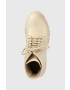 Karl Lagerfeld Кожени кубинки Aria в бежово с платформа - Pepit.bg