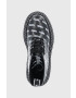 Karl Lagerfeld Кожени кубинки дамски в черно с платформа - Pepit.bg