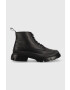 Karl Lagerfeld Кожени кубинки Trekka Mens в черно - Pepit.bg