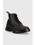 Karl Lagerfeld Кожени кубинки Trekka Mens в черно - Pepit.bg