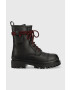 Karl Lagerfeld Кожени кубинки X Cara Biker Ii в черно с платформа - Pepit.bg