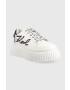 Karl Lagerfeld Кожени маратонки KREEPER LO в бяло KL42372 - Pepit.bg