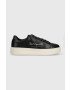 Karl Lagerfeld Кожени маратонки MAXI KUP в черно KL52223 - Pepit.bg